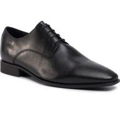 Półbuty GEOX - U High Life B U0299B 00043 C9999 Black. Czarne buty wizytowe męskie Geox, bez wzorów, ze skóry, wizytowe, bez zapięcia. W wyprzedaży za 359,00 zł.