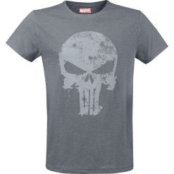 The Punisher Faded Logo T-Shirt szary. Szare t-shirty męskie marki The Punisher, l, z nadrukiem, z okrągłym kołnierzem. Za 79,90 zł.