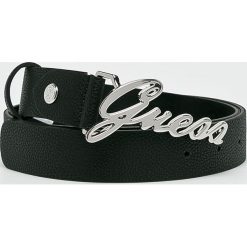 Guess Jeans - Pasek Gabi. Czarne paski damskie Guess Jeans, w paski, z jeansu. Za 189,90 zł.