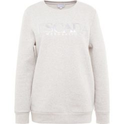 Escada Sport ELOGO Bluza grey. Szare bluzy damskie marki Escada Sport, bez wzorów, z bawełny, bez rękawów, bez kaptura. Za 839,00 zł.