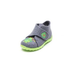 Superfit Boys Kapcie Happy Drache stone kombi - szary - Gr.Moda (6 - 24 miesięcy ). Szare buciki niemowlęce marki Superfit, z tkaniny. Za 89,00 zł.
