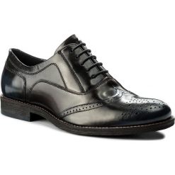 Półbuty LASOCKI FOR MEN MI08-C322-360-02. Niebieskie półbuty męskie Lasocki For Men, bez wzorów, ze skóry, bez zapięcia. Za 199,99 zł.