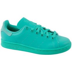 Adidas Stan Smith Adicolor s80250 36 2/3 Turkusowy. Niebieskie buty sportowe damskie marki Adidas, bez wzorów, ze skóry, sportowe, adidas stan smith. W wyprzedaży za 269,99 zł.