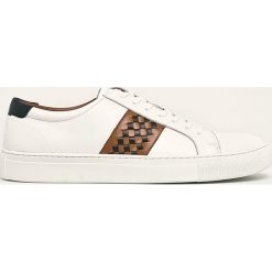 Aldo - Buty skórzane Burngup. Białe sneakersy męskie ALDO, na sznurówki. Za 559,90 zł.