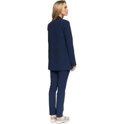 Blanche Żakiet blezer bez zapięcia - granatowy. Niebieskie żakiety damskie Stylove, s, bez wzorów, z elastanu, bez rękawów. Za 179,00 zł.