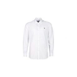 Koszule z długim rękawem U.S Polo Assn. JAXON SHIRT FC. Białe koszule męskie marki U.S. Polo Assn., s, polo, z długim rękawem. Za 247,20 zł.