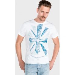Pepe Jeans Ian Koszulka Biały. Białe podkoszulki męskie Pepe Jeans, s, z nadrukiem, z bawełny, z krótkim rękawem. Za 154,95 zł.