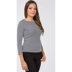 Bluzki damskie: Elegancka bluzka z wzorkiem
