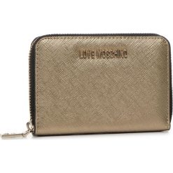 Duży Portfel Damski LOVE MOSCHINO - JC5558PP16LQ0901 Oro. Żółte portfele damskie Love Moschino, bez wzorów, ze skóry ekologicznej. W wyprzedaży za 309,00 zł.