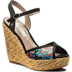 Espadryle PEPE JEANS - Walker Orient PLS90297 Black 999. Czarne espadryle damskie marki Pepe Jeans, bez wzorów, z jeansu, bez obcasa, na obcasie. W wyprzedaży za 199,00 zł.