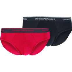 Emporio Armani BRIEF 2 PACK Figi marine/ciliegia. Niebieskie bokserki męskie Emporio Armani, z bawełny. Za 139,00 zł.