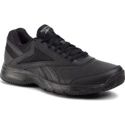 Buty Reebok - Work N Cushion 4.0 FU7355 Black/Cdgry5/Black. Czarne półbuty męskie Reebok, na co dzień, bez wzorów, ze skóry, eleganckie, bez zapięcia. Za 199,00 zł.