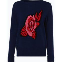 SvB Exquisit - Sweter damski z dodatkiem kaszmiru, niebieski. Niebieskie swetry klasyczne damskie SvB Exquisit, z kaszmiru. Za 549,95 zł.