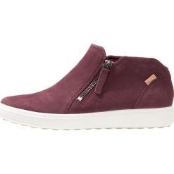 Ecco SOFT LADIES Ankle boot bordeaux. Czarne botki damskie skórzane marki ecco, na płaskiej podeszwie. Za 579,00 zł.