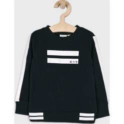 Name it - Bluza dziecięca 92-128 cm. Niebieskie bluzy chłopięce marki Name it, z nadrukiem, z elastanu, bez rękawów, bez kaptura. W wyprzedaży za 49,90 zł.