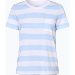 Marc O'Polo Denim - T-shirt damski, niebieski. Niebieskie t-shirty damskie Marc O'Polo DENIM, s, w paski, z denimu, polo. Za 99,95 zł.