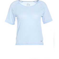Nike Performance MILER Tshirt basic royal tint/heather. Szare topy sportowe damskie marki Eterna Comfort Fit, m, w kratkę, z klasycznym kołnierzykiem. Za 149,00 zł.