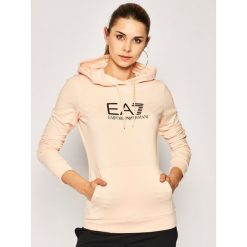 Bluza EA7 Emporio Armani 8NTM40 TJ31Z 1690. Różowe bluzy damskie EA7 Emporio Armani, l, bez wzorów, z elastanu, bez rękawów, bez kaptura. W wyprzedaży za 389,00 zł.