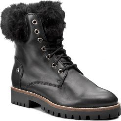Trapery PANAMA JACK - Tiffany B1 Negro/Black. Czarne trapery damskie Panama Jack, ze skóry, klasyczne, bez obcasa, bez zapięcia. W wyprzedaży za 439,00 zł.