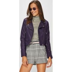 Tally Weijl - Kurtka. Szare kurtki damskie ramoneski marki TALLY WEIJL, w paski, z materiału. Za 179,90 zł.