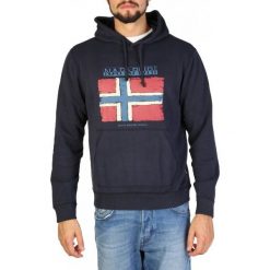 Napapijri Bluza Męska L Ciemny Niebieski. Niebieskie bluzy męskie Napapijri, m, bez wzorów, eleganckie, bez kołnierzyka, bez rękawów, bez kaptura. W wyprzedaży za 449,00 zł.