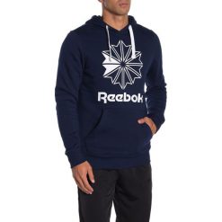 MĘSKA BLUZA REEBOK BIG LOGO HOODIE (L). Bluzy męskie Reebok, m, bez wzorów, bez kołnierzyka, bez rękawów, bez kaptura. W wyprzedaży za 219,99 zł.