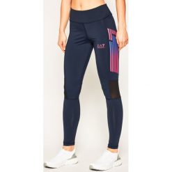 Legginsy EA7 Emporio Armani 3HTP76 TJ8FZ 1554. Niebieskie spodnie damskie EA7 Emporio Armani, l, bez wzorów, z elastanu. W wyprzedaży za 279,00 zł.