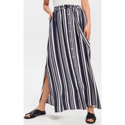 Spódnica maxi - Granatowy. Niebieskie spódniczki damskie Reserved, bez wzorów, maxi. Za 99,99 zł.