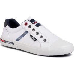 Trampki S.OLIVER - 5-14603-24 White 100. Białe półbuty męskie S.Oliver, bez wzorów, z gumy, klasyczne, bez zapięcia. Za 159,00 zł.