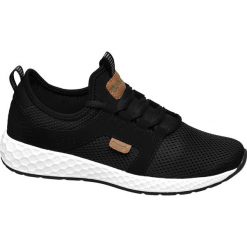Czarne sneakersy damskie Bench z brązowym logo Bench czarne. Pomarańczowe sneakersy damskie Bench, z materiału. Za 139,90 zł.