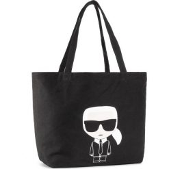 Torba KARL LAGERFELD - 205W3094 Black A999. Czarne torby podróżne KARL LAGERFELD, bez wzorów, z materiału. Za 339,00 zł.