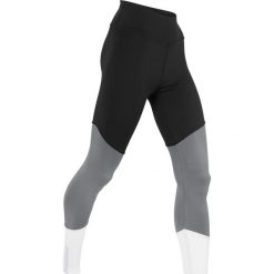 Legginsy we wzory: Legginsy do biegania, długie, LEVEL 3 bonprix czarno-dymny szary – biały