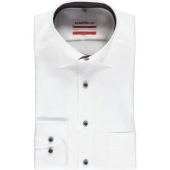Koszula - Modern fit - w kolorze białym. Białe koszule męskie Marvelis, m, z bawełny. W wyprzedaży za 72,95 zł.