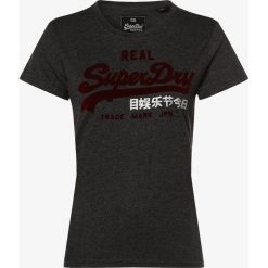 Superdry - T-shirt damski, szary. Szare t-shirty damskie Superdry, s, z nadrukiem, bez kołnierzyka. Za 159,95 zł.