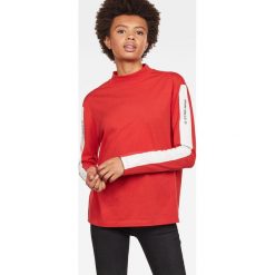 G-Star Raw - Bluza. Czerwone bluzy damskie G-Star RAW, s, z nadrukiem, z bawełny, bez rękawów, bez kaptura. Za 189,90 zł.