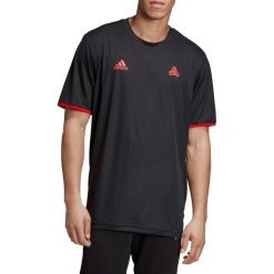 Adidas Tan Reversible Jersey DT9834 t-shirt męskie czarne, czerwone M. Czerwone t-shirty męskie Adidas, m, bez wzorów, z poliesteru, bez kołnierzyka, długie. W wyprzedaży za 119,99 zł.