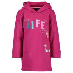 Blue Seven Bluza Dziewczęca Z Lamą 92 Różowa. Różowe bluzy dziewczęce marki Blue Seven, z bawełny, z kapturem. Za 75,00 zł.