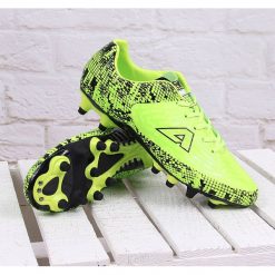 Zielone korki męskie neonowe American Club - żółty. Żółte buty sportowe męskie American CLUB, bez zapięcia. Za 21,98 zł.
