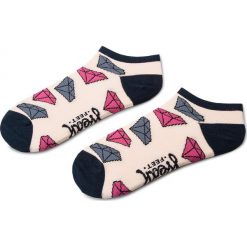 Skarpetki damskie: Skarpety Niskie Damskie FREAK FEET – SDIA-BLF Kolorowy Różowy