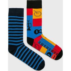 Medicine - Skarpety Playful (2-pack). Szare skarpetki męskie MEDICINE, bez wzorów, z elastanu. Za 29,90 zł.