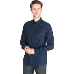 Tommy Hilfiger Koszula Niebieski. Niebieskie koszule męskie TOMMY HILFIGER, s, bez wzorów, z bawełny, bez kołnierzyka, z długim rękawem. Za 347,95 zł.
