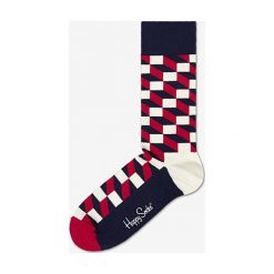 Happy Socks Filled Optic Skarpetki Wielokolorowy. Skarpetki męskie Happy Socks, bez wzorów, z elastanu. Za 42,95 zł.