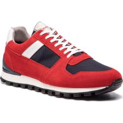 Sneakersy TOGOSHI - TG-12-02-000070 649. Czerwone sneakersy męskie marki Togoshi, na co dzień, bez wzorów, ze skóry, bez zapięcia. Za 569,00 zł.