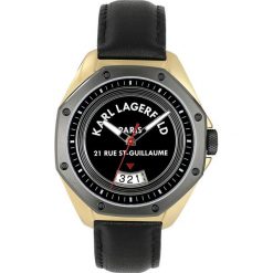 Karl Lagerfeld - Zegarek 5552759. Czarne zegarki męskie KARL LAGERFELD, ze stali. Za 769,90 zł.