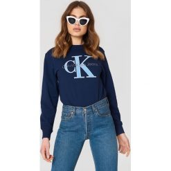 Bluzy damskie: Calvin Klein Bluza Honora True Icon – Navy
