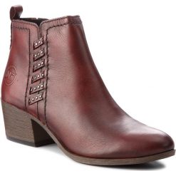 Botki damskie lity: Botki MARCO TOZZI – 2-25320-31 Bordeaux Ant. 507