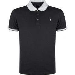 Trussardi Koszulka Polo. Koszulki męskie Trussardi, bez wzorów, z bawełny, bez rękawów. Za 179,00 zł.