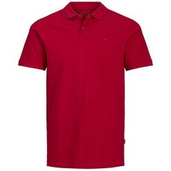 Jack&Jones Męska Koszula Jjebasic Polo Ss Noos Jester Red (Rozmiar S). Czerwone koszule męskie marki Jack&Jones, s, bez wzorów, polo, bez rękawów. W wyprzedaży za 50,00 zł.