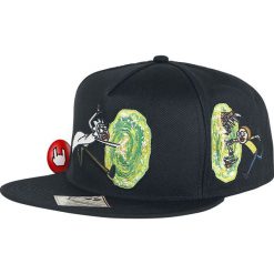 Rick And Morty Portal Czapka Snapback czarny. Czarne czapki damskie marki Rick And Morty, z aplikacjami, z tworzywa sztucznego. Za 79,90 zł.