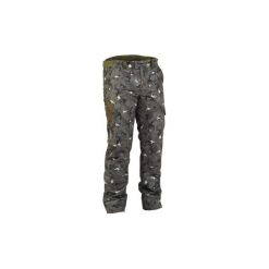 Spodnie myśliwskie IMPER Warm 500 camo. Brązowe spodnie męskie SOLOGNAC, xl, bez wzorów, z poliesteru, sportowe. Za 149,99 zł.